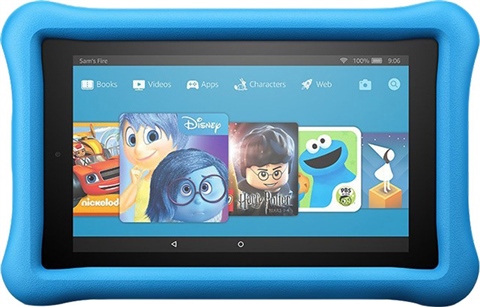Amazon Kindle Fire 7 16GB Kids Edition Blue Case (2017), A - CeX